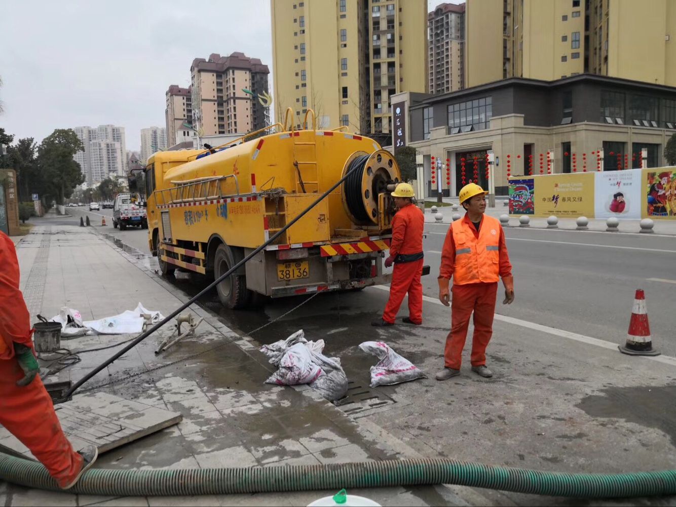 工布江达排污管道清淤-管道清洗